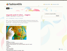 Tablet Screenshot of 2fashion4life.wordpress.com
