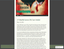 Tablet Screenshot of pakistannationalistassociation.wordpress.com