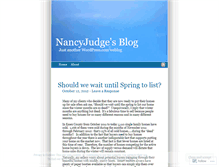 Tablet Screenshot of nancyjudge.wordpress.com