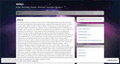 Desktop Screenshot of lesfays.wordpress.com