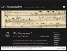 Tablet Screenshot of entravesti.wordpress.com