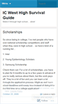Mobile Screenshot of icwestsurvival.wordpress.com
