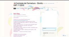 Desktop Screenshot of comissaodireito12010.wordpress.com