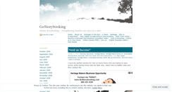 Desktop Screenshot of gostorybooking.wordpress.com