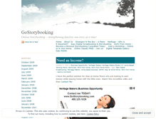 Tablet Screenshot of gostorybooking.wordpress.com