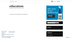 Desktop Screenshot of educatum.wordpress.com