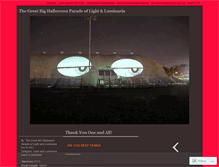 Tablet Screenshot of greatbighalloweenparadeoflightandluminaria.wordpress.com