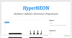 Desktop Screenshot of hyperneon.wordpress.com