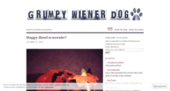 Desktop Screenshot of grumpywienerdog.wordpress.com