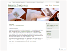 Tablet Screenshot of clientasteamleader.wordpress.com