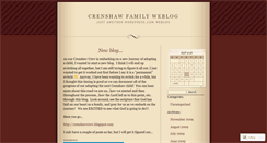 Desktop Screenshot of crenshawfamilyblog.wordpress.com