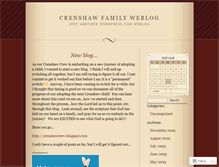 Tablet Screenshot of crenshawfamilyblog.wordpress.com