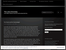 Tablet Screenshot of librachronicles.wordpress.com