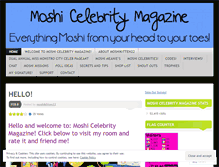 Tablet Screenshot of moshicelebritymagazine.wordpress.com