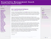 Tablet Screenshot of hospitalitycoach.wordpress.com