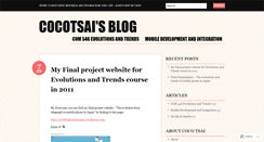 Desktop Screenshot of cocouw.wordpress.com