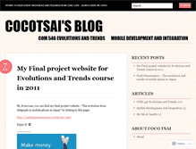 Tablet Screenshot of cocouw.wordpress.com