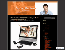 Tablet Screenshot of ciprimuntean.wordpress.com