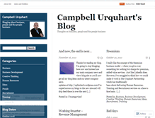 Tablet Screenshot of campbellurq.wordpress.com