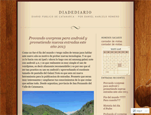Tablet Screenshot of diadediario.wordpress.com