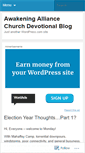 Mobile Screenshot of dailyupliftingwords.wordpress.com