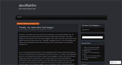Desktop Screenshot of devilfishfm.wordpress.com