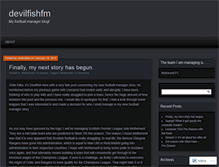 Tablet Screenshot of devilfishfm.wordpress.com