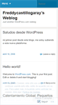 Mobile Screenshot of freddycastillogaray.wordpress.com