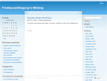 Tablet Screenshot of freddycastillogaray.wordpress.com