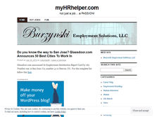 Tablet Screenshot of myhrhelper.wordpress.com