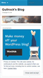 Mobile Screenshot of gullrock.wordpress.com