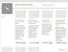 Tablet Screenshot of grosiroakley.wordpress.com