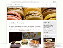 Tablet Screenshot of myfoodsirens.wordpress.com