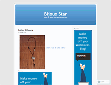 Tablet Screenshot of bijouxstar.wordpress.com