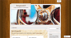 Desktop Screenshot of beingmrsdrd.wordpress.com
