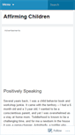 Mobile Screenshot of affirmingchildren.wordpress.com