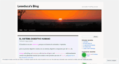 Desktop Screenshot of leseduca.wordpress.com