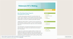Desktop Screenshot of kidsmusic101.wordpress.com
