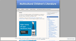 Desktop Screenshot of multiculturallit.wordpress.com