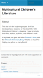 Mobile Screenshot of multiculturallit.wordpress.com