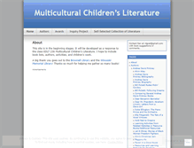 Tablet Screenshot of multiculturallit.wordpress.com