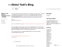 Tablet Screenshot of abdulyadi.wordpress.com