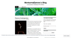 Desktop Screenshot of montserratzamora.wordpress.com