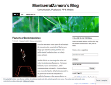 Tablet Screenshot of montserratzamora.wordpress.com