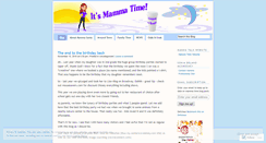 Desktop Screenshot of mammatime.wordpress.com