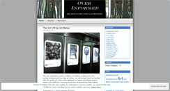 Desktop Screenshot of overinformed.wordpress.com