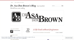 Desktop Screenshot of drasadonbrown.wordpress.com