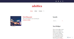 Desktop Screenshot of adultica.wordpress.com