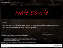 Tablet Screenshot of naiesourie.wordpress.com