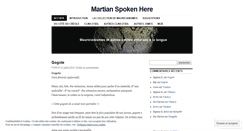 Desktop Screenshot of mauricianismes.wordpress.com